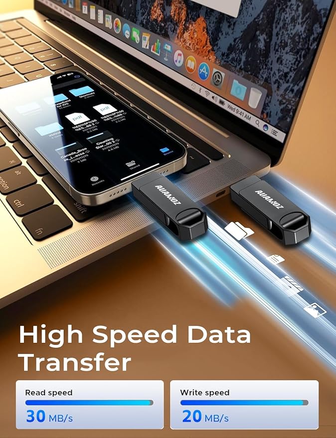 512GB Flash Drive Intended for iPhone, Memory Stick Storage Files Photos Videos Backup, Compatible with iPhone iPad Android PC, Plug and Play, No Application Required (Metal Gray)