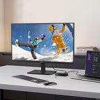 KOORUI 27 Inch QHD (2560x1440) IPS Ultra-Thin Computer Gaming Monitor, 100Hz Refresh Rate, DCI-P3 95%, FreeSync & G-Sync, 1ms MPRT, VESA 100x100mm, Tilt Adjustable for Game and Work