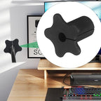 4pc Starlink Cable Grommet 5/8" Silicone Waterproof Wall Hole Pass Through Split Cable Bushings for TV Wire Ethernet Cord, Starlink Cable Routing Kit Accessories, 27.6mm/1.09" Ht, White