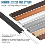 Floor Cord Covers for Wires 10FT Cable Hider Wire Coverr Self Adhesive Cord Hider Floor for Offices, Homes, Workshops, Warehouses Cable Cavity 0.47" W x 0.27" H