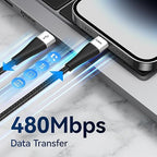 USB C iPhone Charger 10FT 2Pack, [Apple MFi Certified] Long USB C to Lightning Cable Braided Type C Fast Charging Cord for iPhone 14 13 12 11 8 7 6 6s XR/XS/SE/X, iPad - Black