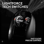 Logitech G PRO X SUPERLIGHT 2 Wireless Gaming Mouse, 60g Pro-Grade with 5 Programmable Buttons, 44k DPI Sensor, 8kHz Report Rate, USB-C Charging for PC/Mac - Black