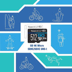 TEAMGROUP GO Card 128GB x 5 Pack Micro SDXC UHS-I U3 V30 4K for GoPro & Drone & Action Cameras High Speed Flash Memory Card for Outdoor Sports, 4K Shooting, Nintendo-Switch TGUSDX128GU368
