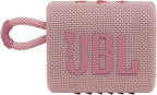 JBL Go 3 - Portable Mini Bluetooth Speaker, big audio and punchy bass, IP67 waterproof and dustproof, 5 hours of playtime, speaker for home, outdoor and travel (Pink)