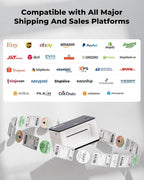 MUNBYN Bluetooth Thermal Label Printer 941B, Wireless 300DPI 4x6 Shipping Label Printer for Small Business, Compatible with Windows, Mac, iPhone, Android, PC, Ebay, Amazon, Shopify, Etsy, USPS (White)