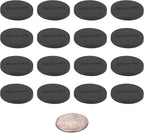 Speaker Isolation Feet – 16-Pack 1" Platinum Silicone Dots by Hudson Hi-Fi – Non-Adhesive, Non-Skid Anti-Vibration Pads for Turntables, Subwoofers, Audio Equipment – 20 Duro