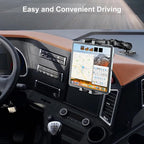 OHLPRO Tablet Mount for Truck - Heavy Duty Drill Base - Tablet Holder for Car Dashboard, iPad Holder for All 5"-13" iPad Pro Samsung Galaxy Kindle fire Tablets and Car Wall Desk etc.