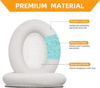 Replacement Ear Pads for Bose QuietComfort 45 (QC45)/QuietComfort SE (QC SE)/New QuietComfort Wireless Over Ear Headphones, Earpads Cushions with Softer Leather and Thicker Memory Foam