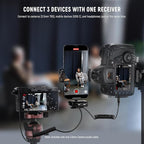 NEEWER CM28 Wireless Lavalier Microphone System with Charging Case, 2 Mic Clips, 1 Click Noise Canceling, 4GB Storage, 9H Playtime, Lavalier Lapel Mic Compatible with iPhone/Android/PC/Camera/iPad