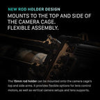 Tilta Camera Cage Compatible with Sony BURANO | Arri Rosettes, 1/4"-20 and 3/8"-16 Threads | w/Top Handle, Left/Right Side Arm, Battery Plate (Full Camera Cage)