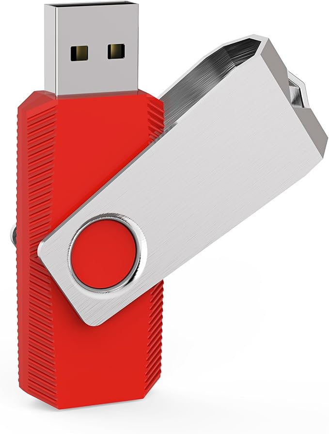 Aiibe 5pcs 2GB USB 2.0 Flash Drive Memory Stick Thumbdrives (Mixed Color : Black Red Cyan Green Purple)