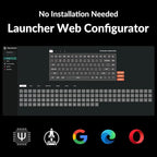 Keychron K2 75% Layout QMK Wireless and Wired Options Mechanical Keyboard Super Red Switch, Paired with Shine-Through Double-Shot PBT Keycaps for Mac Windows-Version 3