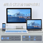 EPOMAKER X Aula F99 PRO Wireless Gaming Keyboard with 8000mAh Battery, Hot Swappable Creamy Keyboard, 2.4GHz/Type-C/BT5.0, NKRO, RGB Backlit for Win/Mac/Gaming (Blue Gradient)