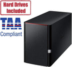 BUFFALO LinkStation SoHo 220 2-Bay Personal Cloud Office NAS 8TB (2x4TB) with Hard Drives Included