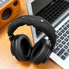 GEVO Protective Headband Cover for Audio Technica ATH M50, M50X, M50XBT, M40X M Series, Corsair Virtuoso & More, Machine Washable, No More Flaking Leather, Easy Installation, No Tool Needed | Black