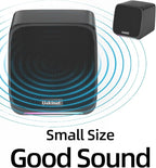 Computer Speakers with Colorful RGB Lights, USB Powered 3.5mm Aux- in Mini PC Speakers, Small Computer Speakers USB Powered 3.5mm Aux Speaker for PC,Laptop,Tablet,Phone