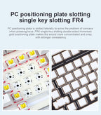 x Aula F99 Pro Wireless Mechanical Keyboard with Knob,Tri-Mode BT5.0/USB-C/2.4GHz Hot Swappable Keyboard,Pre-lubed Switches,Gasket Structure,RGB Backlit Computer Gaming Keyboards (Side Printed Black)