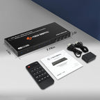 J-Tech Digital 4K HDMI Multiviewer Switch 4 in 1 Out, 4x1 4K 30Hz HDMI Quad Multiviewer Seamless Switcher with PiP, 6 Viewing Modes, Audio Extraction via Optical 3.5mm (JTECH-MV41AE)
