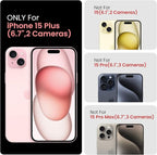FireNova Designed for iPhone 15 Plus Case, Silicone [Camera Protection] Case with [2 Screen Protectors], Soft Anti-Scratch Microfiber Lining Inside, 6.7 inch, Light Brown