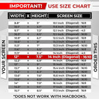Magnetic Laptop Privacy Screen 14 Inch 16:10 - Removable Computer Privacy Filter Shield and Protector