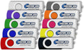 ABLAZE Custom Flash Drive 2GB 100 Pack, Personalized USB Drives Custom USB 2.0 Thumb Drives 100 Pack Memory Stick (Mixcolors)