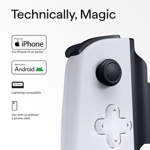 BACKBONE One Mobile Gaming Controller for iPhone (Lightning) - PlayStation Edition - 1st Gen - Turn Your iPhone into a Gaming Console - Play Xbox, PlayStation, Call of Duty, Roblox, Minecraft & More