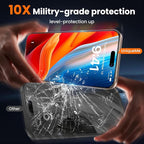 UniqueMe for iPhone 16 Pro Max Privacy Screen Protector, [Military Grade Shatterproof & 9H+ Hardness] Privacy Screen 16 Pro Max Tempered Glass Full Coverage Protection, 2 Packs