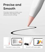 Replacement Pencil Tips for Apple Pencil Pro, Pen Tips for Apple Pencil 2nd Gen/1st Gen/USB-C, Wear-Resisting Pencil Nibs with Storage Box, Pen Nibs Set Compatible with Apple Pen (6 Pack, Pink)