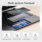 for iPad Air 13 inch case Keyboard M3 2025 & M2 2024,Magic Keyboard for iPad Pro 12.9 (6th,5th,4th,3rd Gen),Magnetic Attach,Multi-Gesture Trackpad,7-Color Backlit,Shortcut Keys,Black