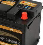 Weize Platinum AGM Battery BCI Group 47-12v 60ah H5 Size 47 Automotive Battery, 100RC, 680CCA, 36 Months Warranty, Dimensions 9.52" L x 6.89" W x 7.48" H