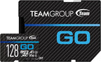 TEAMGROUP GO Card 128GB x 2 Pack Micro SDXC UHS-I U3 V30 4K for GoPro & Action Cameras High Speed Flash Memory Card with Adapter for Outdoor, Sports, 4K Shooting TGUSDX128GU364
