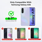 Battery Case for Galaxy A36/A56,Enhanced 10000mAh Portable Protective Wireless Charging Case Support Carplay Compatible with Galaxy A36/A56(6.7 inches),Rechargeable Extended Battery Charger Case-Black