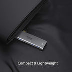 USB C Adapter for MacBook Pro/Air M1 M2 M3 2021 2020 2019 13" 15" 16", 6 in 1 USB-C Hub MacBook Pro Accessories with 3 USB 3.0 Ports,USB C to SD/TF Card Reader and 100W Thunderbolt 3 PD Port