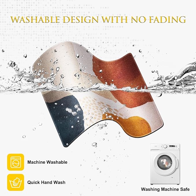 JIKIOU 3 Pack Mouse Pad with Stitched Edge, Comfortable Mouse Pads with Non-Slip Rubber Base, Washable Mousepads Bulk with Lycra Cloth, Mouse Pads for Computers Laptop Mouse 10.2x8.3x0.12in Boho