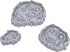 Burbling Pits Printable Scenery, 3D Printed Tabletop RPG Scenery and Wargame Terrain 28mm Miniatures