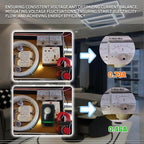 Elon-musk's Electricity Saving Box Stop Watt Stopwatt Energy Saving Device Save Energy Saving Device Energy Saving Power Strip for Home Office US Plug 90v-250v 30kw Rated Green (2PCS, Black)