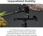 Accsoon Toprig S60 Motorized Camera Slider App Wireless Control Carbon Fiber Dolly Rail Slider Support IME Lapse Photography