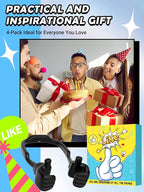 Dad Gifts for Fathers Day from Daughter Son Cell Phone Stand: 4 Pack UPGRADE Adjustable Thumbs Up Lazy Phone Holder for Desk Fun Birthday Gifts for Grandma Teens Girls Boys Adults Husband from Wife