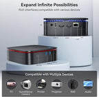 Blackview MP60 Mini PC 2025 with 13th Gen Intel N150(2-Year Coverage), 16GB RAM 512GB M.2 SSD Mini Computer, 4K UHD Dual HDMI, Win11 Pro, WiFi 5/Big Fan/LED Light, Mini Desktop PC for Home/Office/Edu