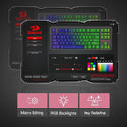 Redragon K728 PRO 80% Wireless Gasket Gaming Keyboard, 3-Mode 87 Keys TKL Mechanical Keyboard w/South-Facing LED & Hot-Swap Socket, 5-Layer Noise Dampening, Custom Linear Switch, PBT Gradient Keycaps