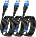 OIITH USB C Cable, USB A to USB C 3A Fast Charging (3FT 3Pack) Phone USB Type-C Charge Cable Android Charge Cord USB C Charger Cable for iPhone 15 Plus/Pro/Pro Max/Samsung/Pad/Laptop/LG/-Blue