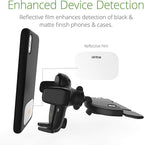 iOttie Auto Sense Qi Wireless Car Charger - Automatic Clamping Wireless Charging CD Slot & Air Vent Phone Mount Combo for Google Pixel, iPhone, Samsung Galaxy, Huawei, LG, and other Smartphones