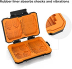 K&F Concept Memory Card Case - 25 Slot Carrying Case for SD, CF, CFexpress, Micro SD, Nano SIM & Micro SIM Cards