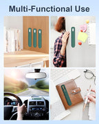 eZAKKA Silicone Pencil Holder For Most Pens,Pencils, 7.8 inch Self-Adhesive Stick To Notebooks,Diary, Desks,Tablet, Green, 1 Pack