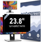 [2-Pack] 23.8 Inch Computer Privacy Screen Filter for 16:9 Widescreen Monitor, Removable Eye Protection Anti Glare Blue Light Filter Privacy Shield, Anti Scratch Anti Spy Screen Protector Film 23.8 In