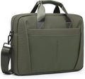 15-16 Inch Laptop Shoulder Bag Business Briefcase Water Resistant Computer Messenger Bags Compatible with MacBook Pro 16, MacBook Air 15 M4, HP, Dell, ASUS Notebook, Green