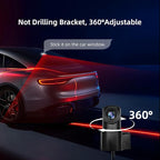2025 Rearview Mirror Camera for Cars,12'' Mirror Dash Cam 4 Channel, 360 Dashcam Front Rear Inside,Touch Screen Backup Camera,IR Night Vision,WiFi,APP,GPS, 24/7 Recording Parking Monitor,Free 128GB SD