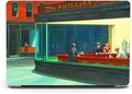Berkin Arts Compatible with MacBook Pro 13 inch Cover, 2022-2016 Release A1706/A1989/A2159 with Keyboard Cover & Screen Protector American Scene Painting (Nighthawks by Hopper)