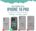 Smartish® iPhone 16 Pro Screen Protector - 2-Pack Tempered Glass Screen Protectors - Tuff Sheet - 9H Easy Install Frame [Scratch Resistant] Case-Friendly- Dynamic Island for Apple iPhone 16 Pro