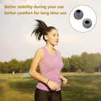 Silicone Earbud Covers - Fit for in-Ear Headphones (Inner Hole 3.8mm -5.1mm) Ear Tips - 9 Pairs S/M/L
